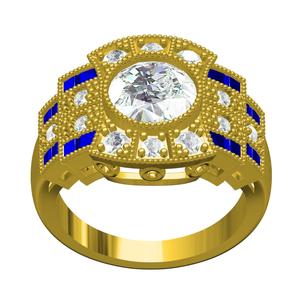 Unique Vintage Style Diamond Ring for Women