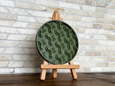 Tripods Coaster (larger pattern)
