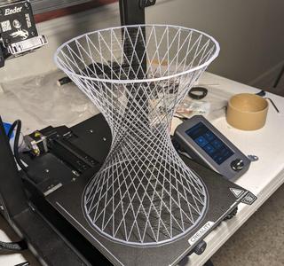 Big Fragile Hyperboloid