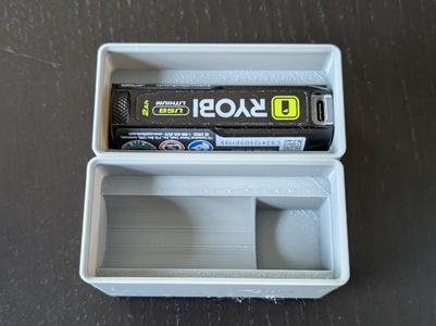 Gridfinity Ryobi 4V battery Holder