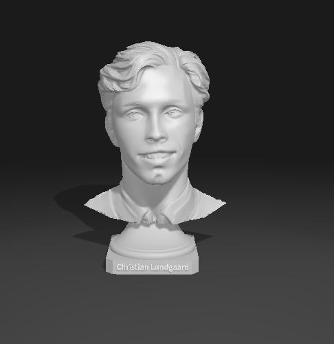 Christian Lundgaard - Premium Statue