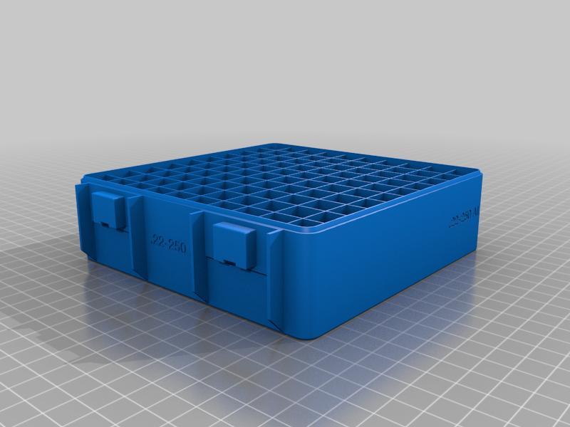 .22-250 AI, Double Flex Latch Modular Ammo Box