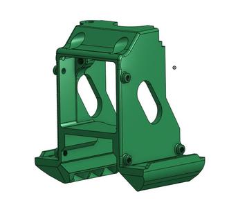 Orbiter Carriage Dragon Fanmount / BL-touch lowered by 5.5mm