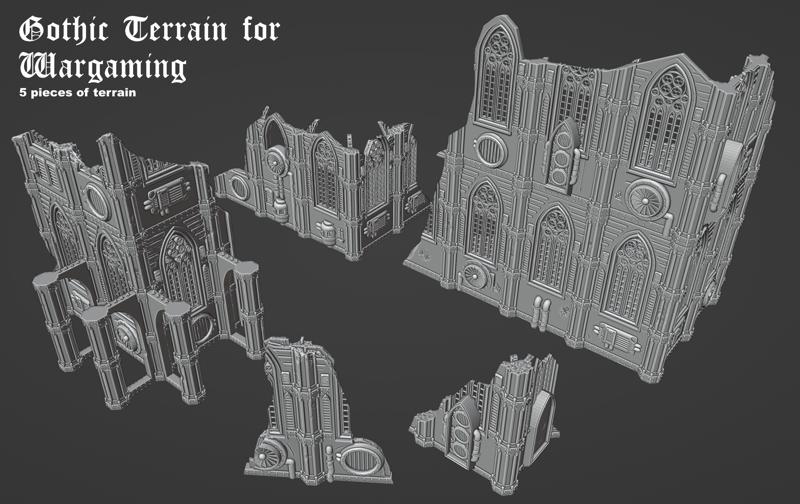 Gothic Terrain for Wargaming