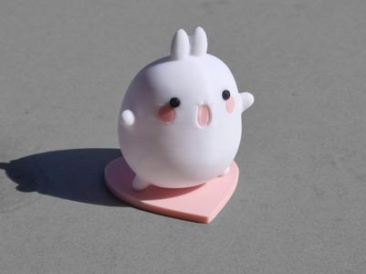 Molang Bunny Cute Statue