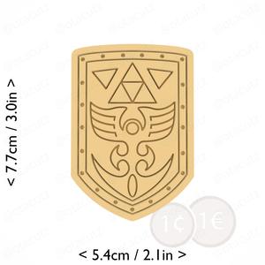 Fighter's Shield Cookie Cutter - A Link To The Past