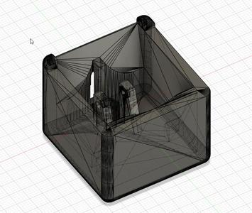 Cat box with key hook and separated mechanism
