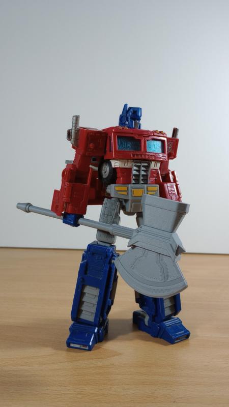 Transformers WFC Optimus Prime (Siege/Earhtrise) Battle Axe