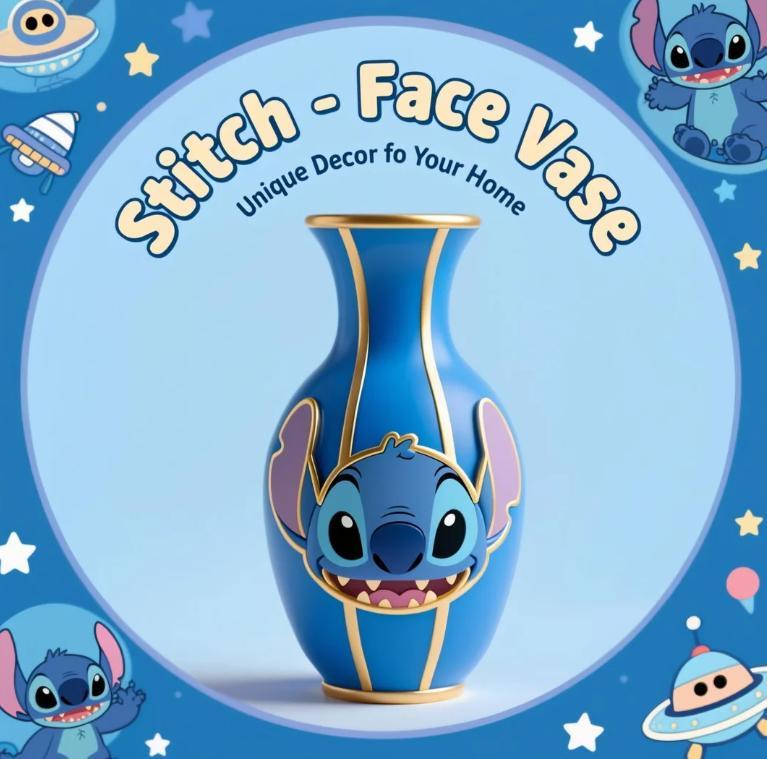 Stitch - Face Vase