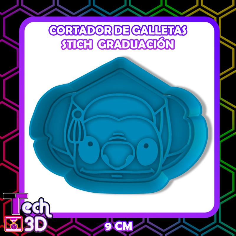 STICH GRADUATION COOKIE CUTTER/ STICH GRADUATION COOKIE CUTTER