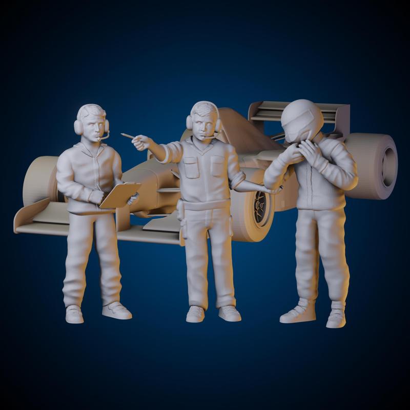 F1 MECHANICS + PILOTS PART 2