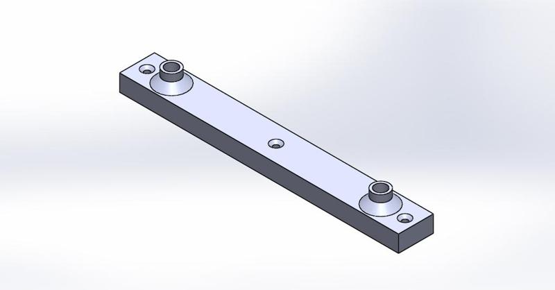CNC Machine X Rail End Mounts