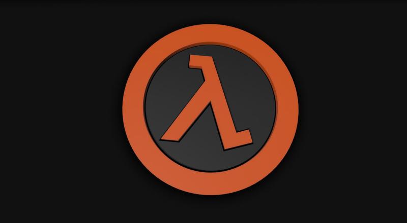Half life logo wallart