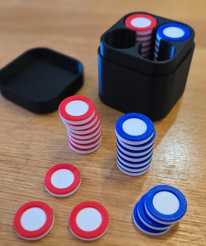 Pions jeu de dames / Checkers game pawns