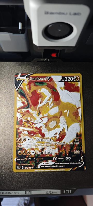 HUEFORGE POKEMON CHARIZARD V CARD