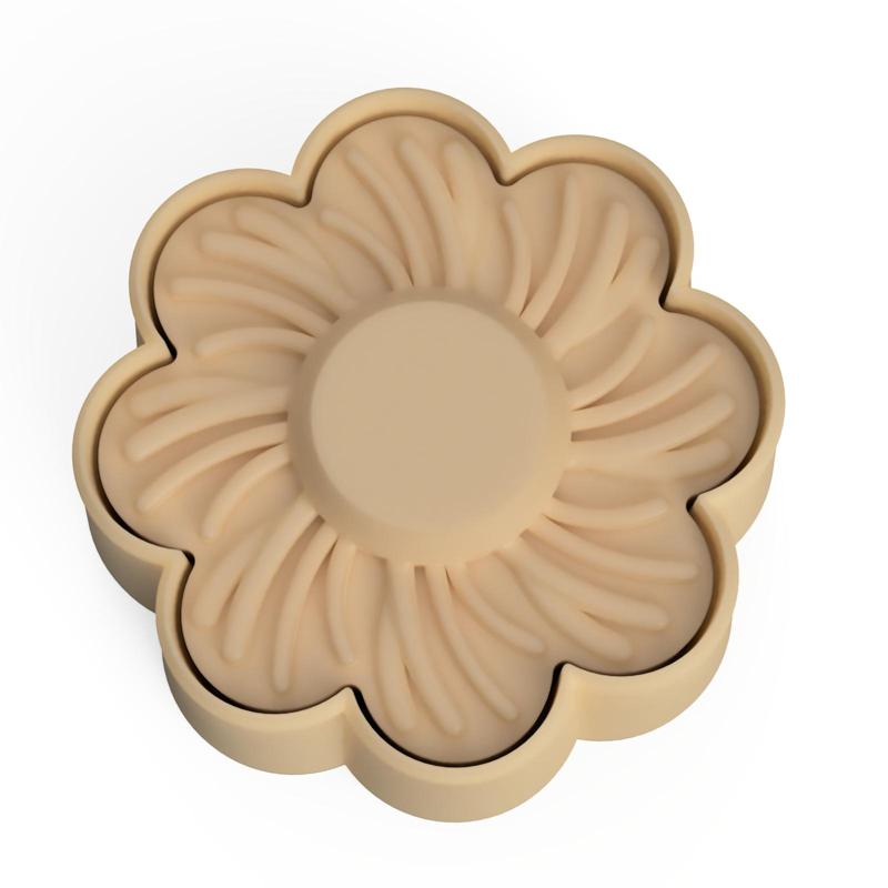 Flower 2  - Jam /JELLY/ JELLO - Cookie Cut and Press - Thumbprint Cookie Cutter