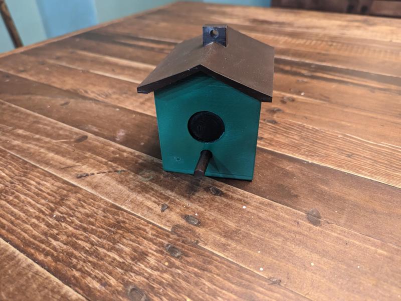 Birdhouse Geocache - Perch Pin
