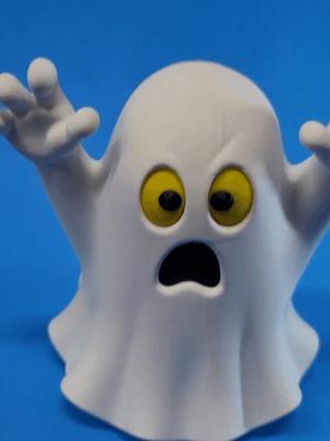 Bashful Skeleton Bobblehead Ghost