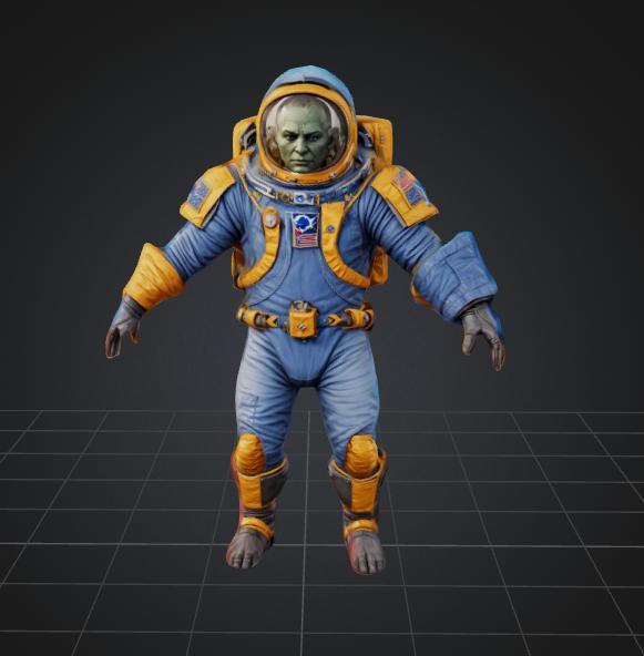 DBX Blue Astronaut