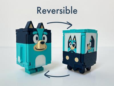 Reversible Boxy Bluey Toy