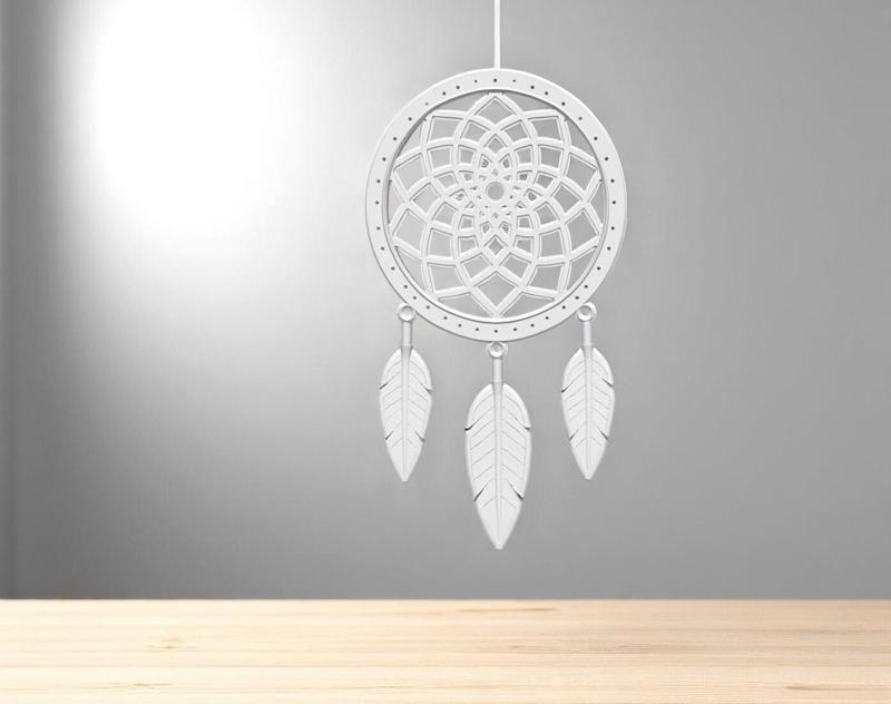 Dreamcatcher Earring Holder | 3D Printable Jewelry Organizer | Boho Wall Decor