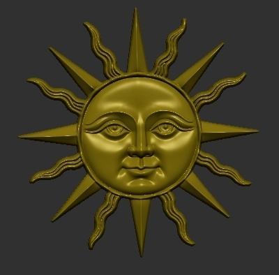 Heraldic sun