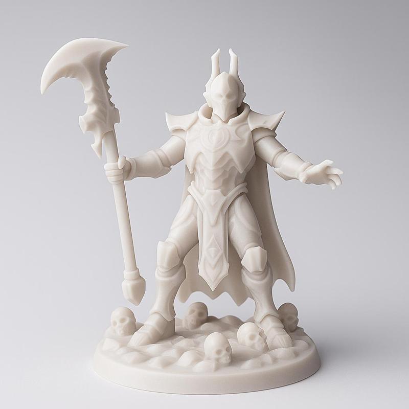Overlord Xherakh – The Eternal Warden - Sci-Fi Undead Boss Miniature War-Hammer 28mm Scale