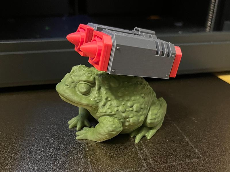 Missile Toad Ornament Mistletoe Christmas Ornament