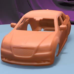 CHRYSLER 300 SRT8 2012  (1/24) printable car body