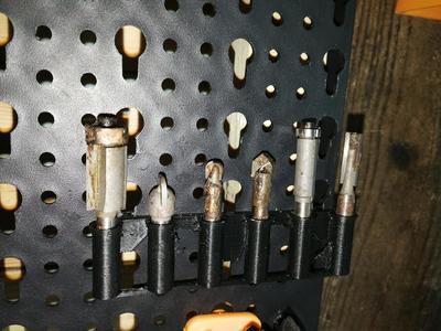Pegboard (euro) 1/4 bit holder