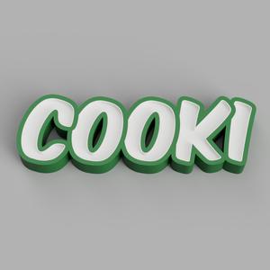 NAMELED COOKI - LED LAMP WITH NAME