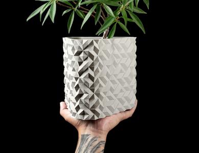 Cobble Planter Pot 02 by MODERN MACHINE