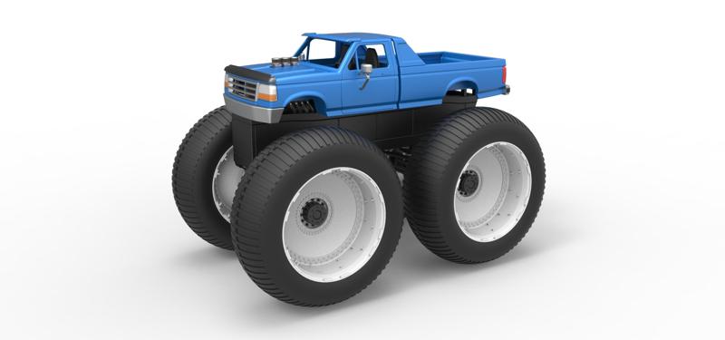 Diecast vintage Monster Truck Scale 1:25
