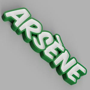 NAMELED ARSÈNE - LED LAMP WITH NAME