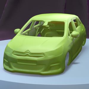 CITROEN C4 2011 (1/24) printable car body