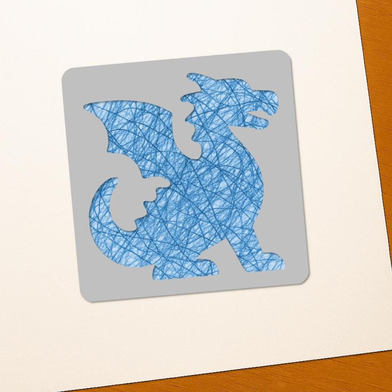Dragon Drawing Stencils – 3D Printable Tools for Artists
