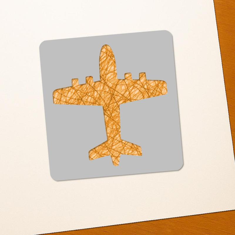 Bomber Aircraft Drawing Stencils – 3D Printable Tools for Artists