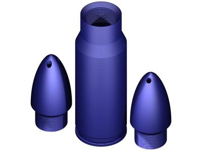 Bulletz Salt-pepper shaker-used Muzz64 design