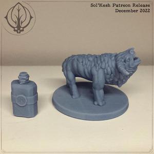 SOL'KESH PEBBLEBACK AUHK 3D MINI AND ITEM