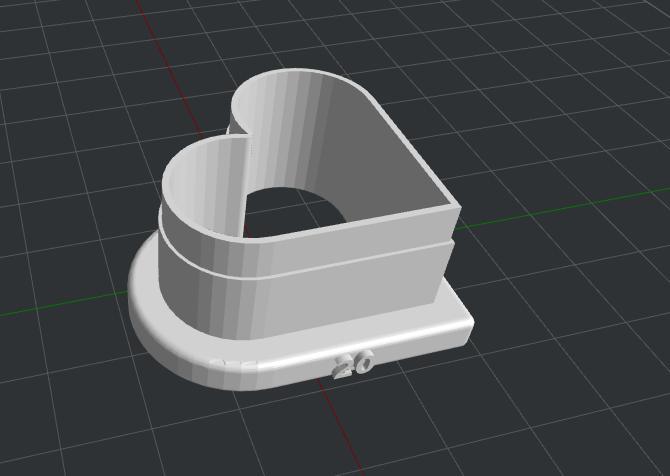 CLAY CUTTER POLYMER HEART SHAPE