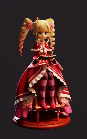 Beatrice ReZero - Anime Figure for 3D Printing
