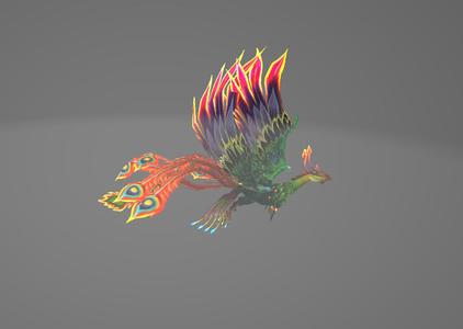 Phoenix Bird Fly 3D