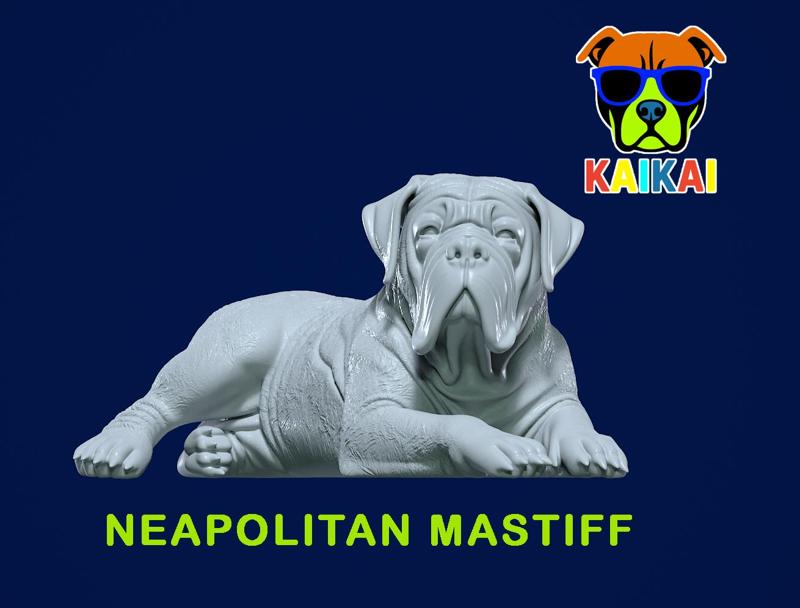 Neapolitan Mastiff statue - Italian Bulldog model - 3D print