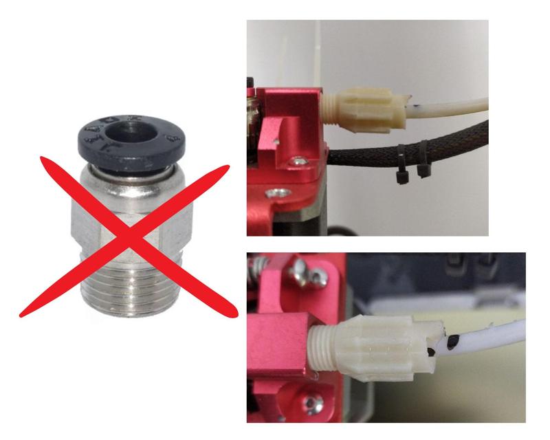 Immortal 3D printing fitting, hose coupling