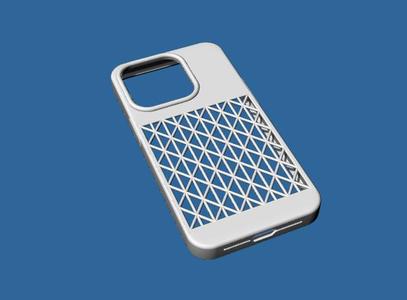 Case for Iphone 14 pro triangular pattern 1