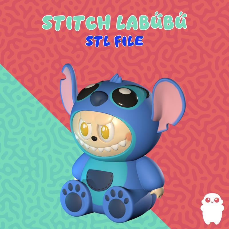 Stitch labubu