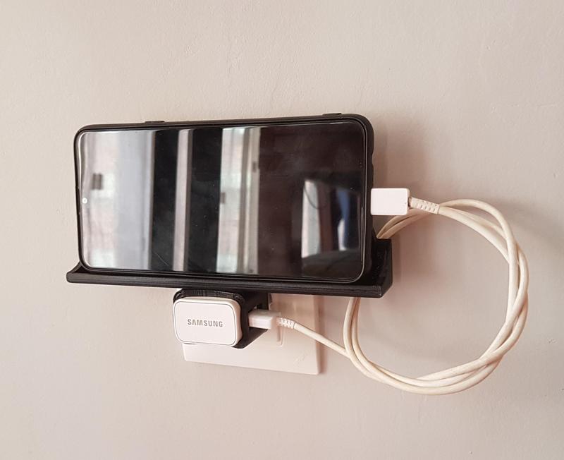 Universal Wall Phone Holder For Samsung USB Charger