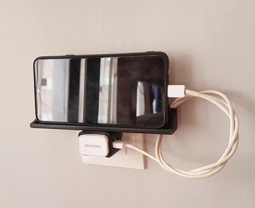 Universal Wall Phone Holder For Samsung USB Charger