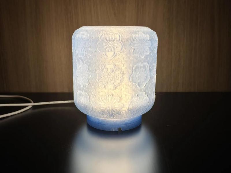 Chinese-style carved small night light