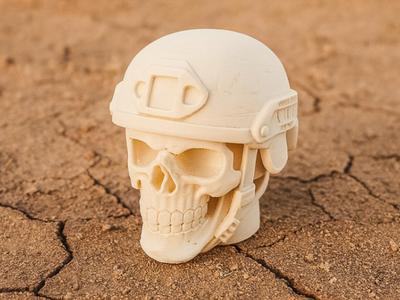 Soldier Skull Skull Death's Head Steel Helmet